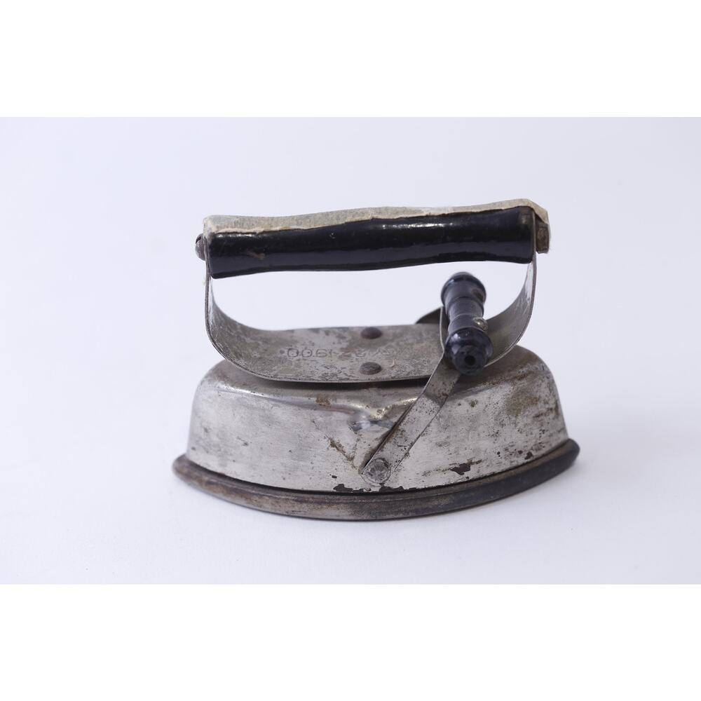 Antique Sad Iron, May 22 1900, Rustic, Household, Historical, Collectible